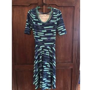 Lularoe Teal Nicole Dress
